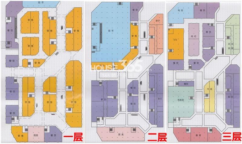 前洲五洲国际广场商铺平面分布图